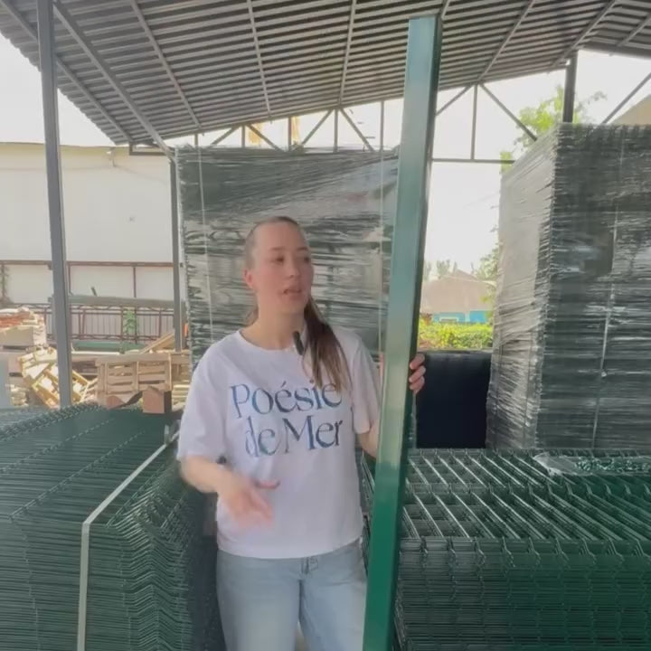 Stâlp verde cu dop 60x40x2 mm, H2000 mm | Achitare la primire | Livrare: 50 lei/comandă